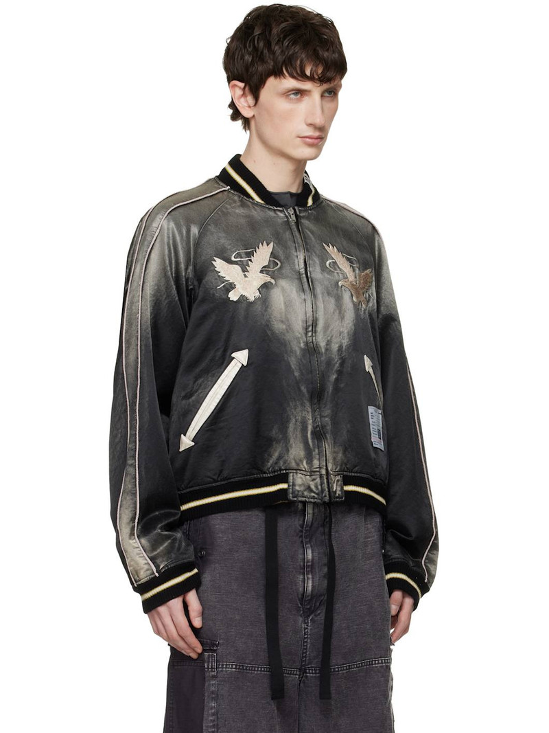 Black Sun Faded Like Souvenir Bomber Jacket 2