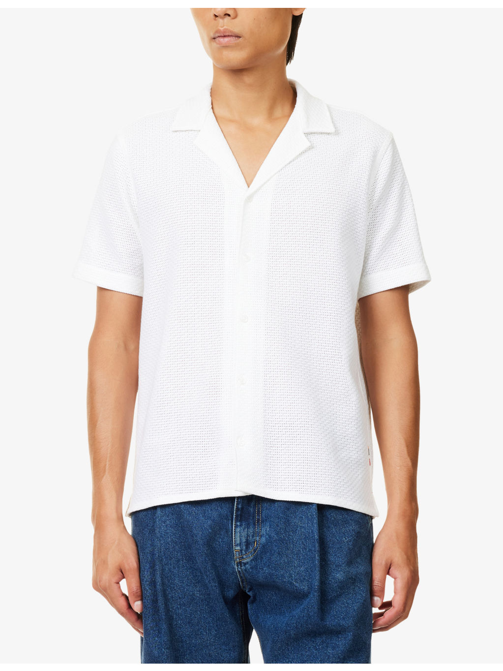 Maitan Open-Weave Cotton Shirt - 3