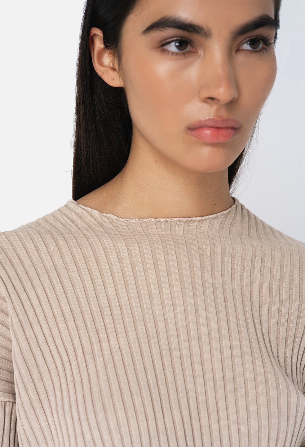 MINERAL WASH GINZA RIB CROPPED TOP - 7