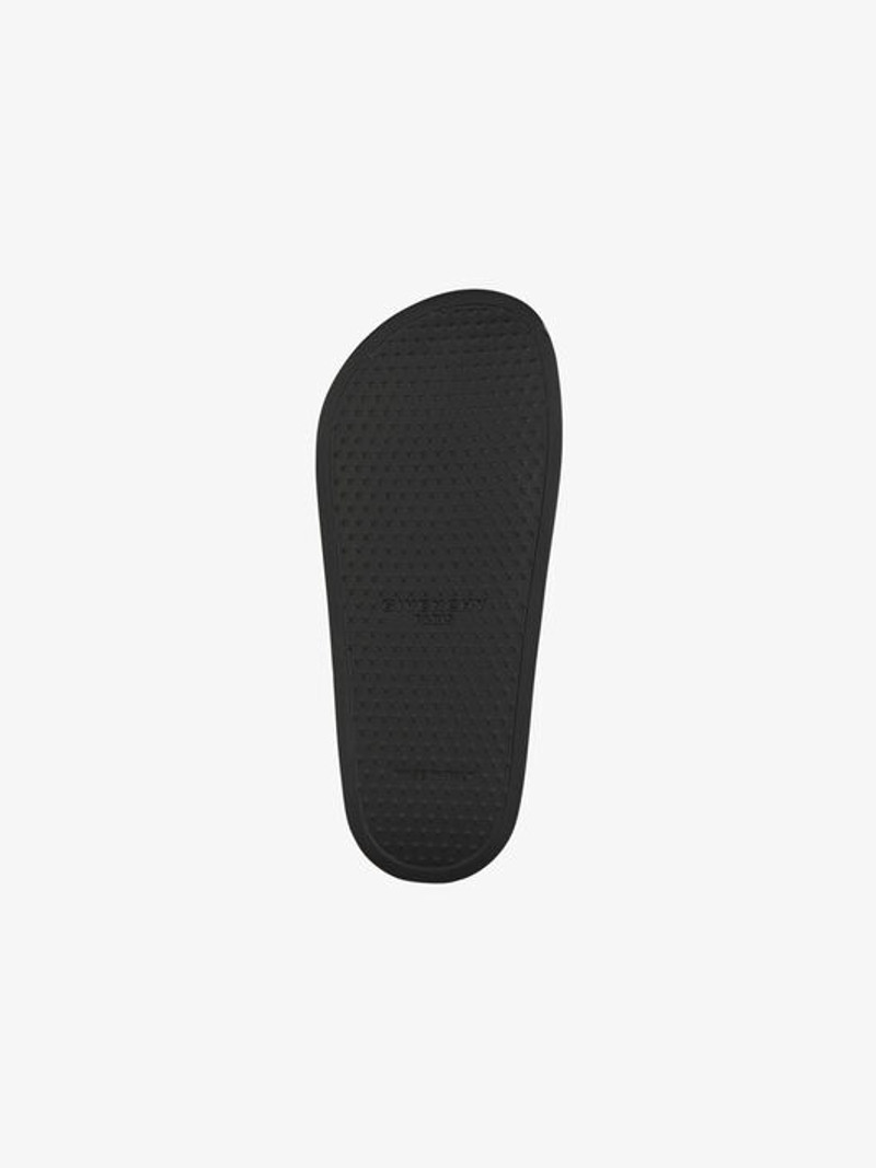 GIVENCHY PARIS MARBLE FLAT SANDALS 6