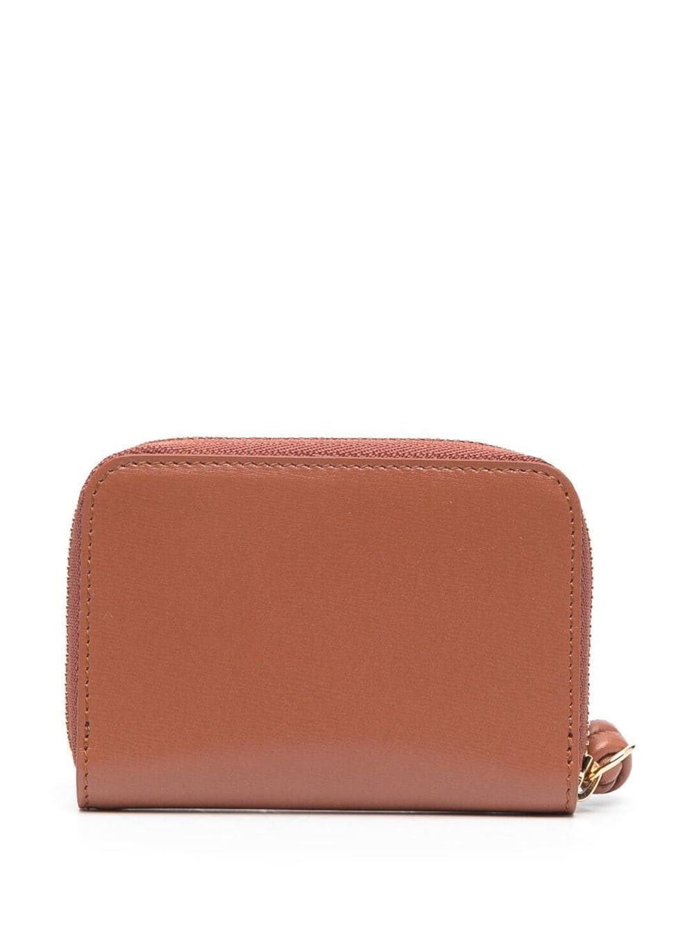 zip-around leather purse - 2