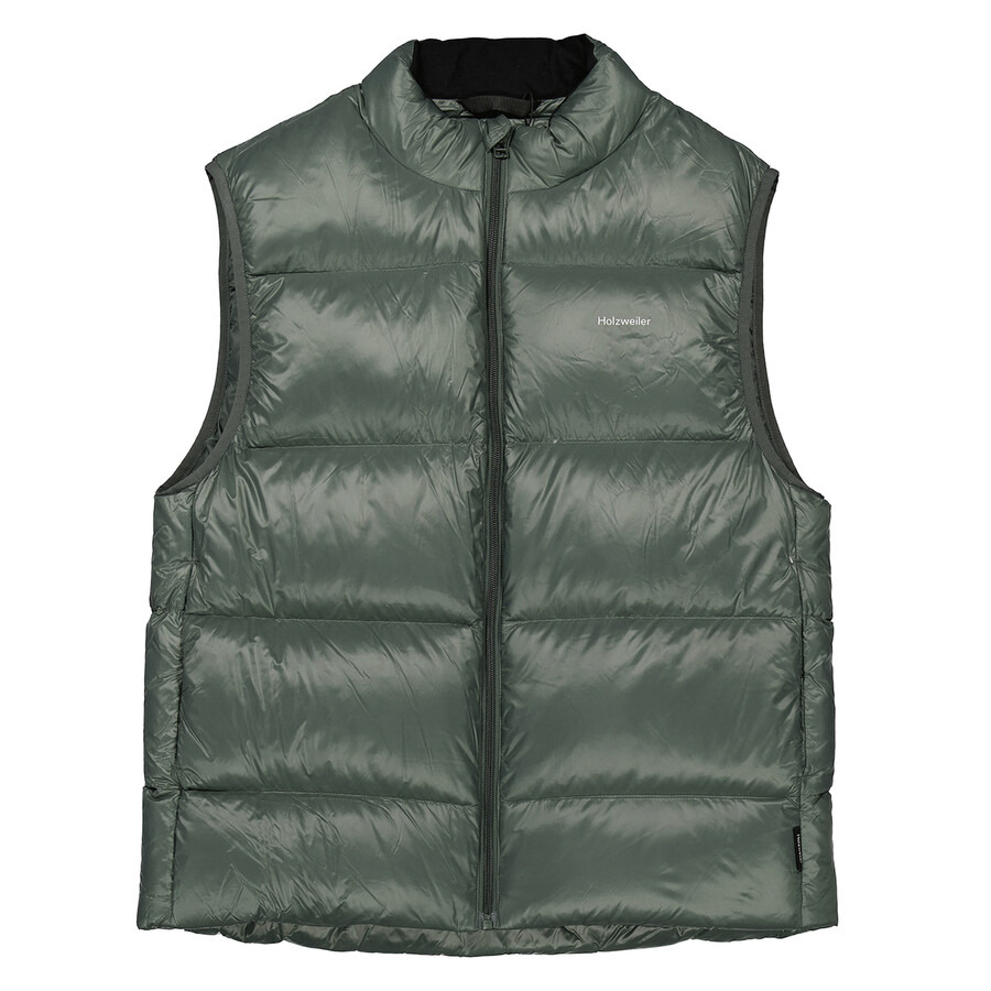 Holzweiler Men's Dark Green Shiny Daff Down Vest - 5