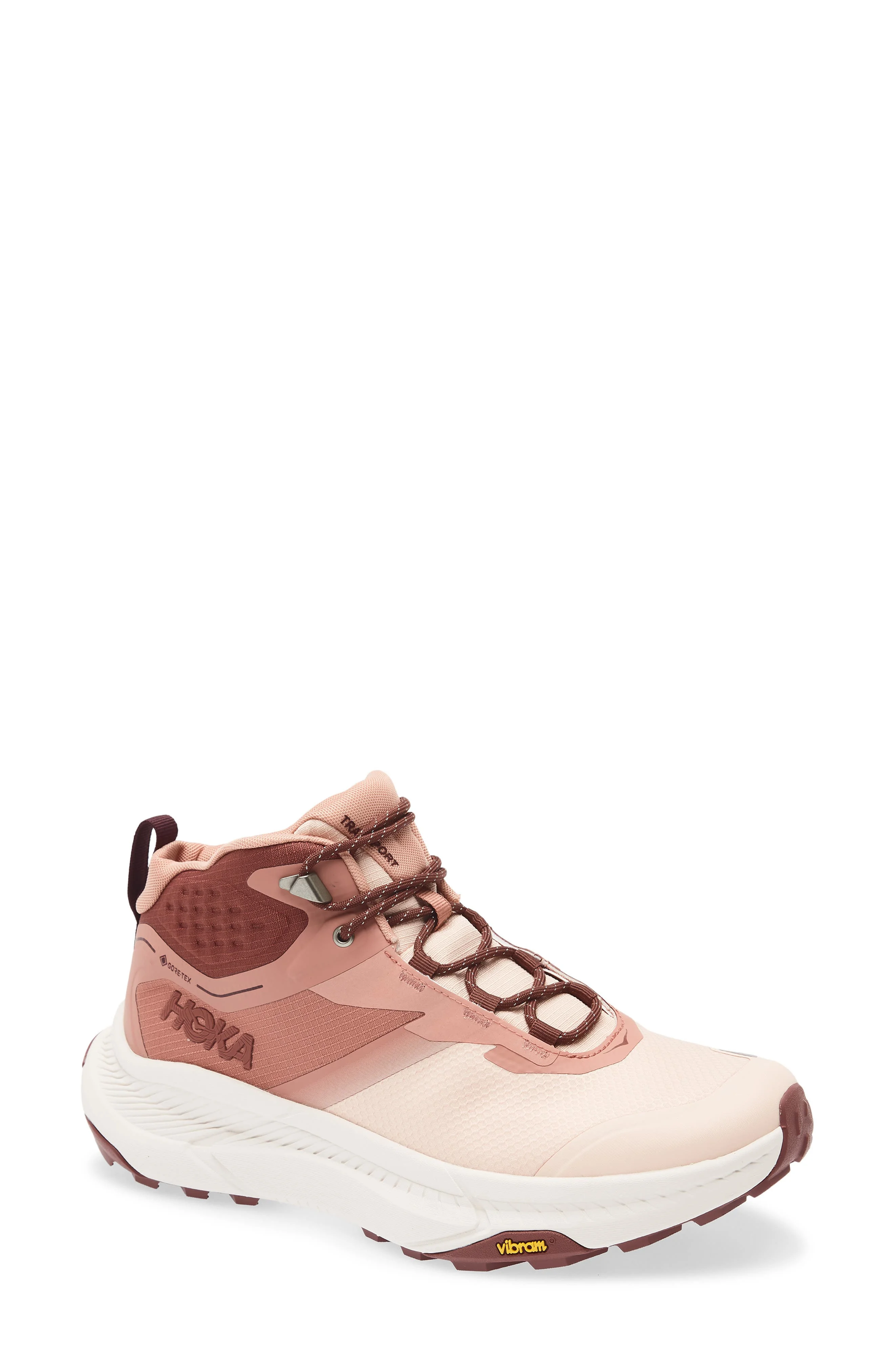 HOKA Transport Chukka GORE-Tex® Waterproof Trail Shoe in Rose Latte /Blush at Nordstrom - 1
