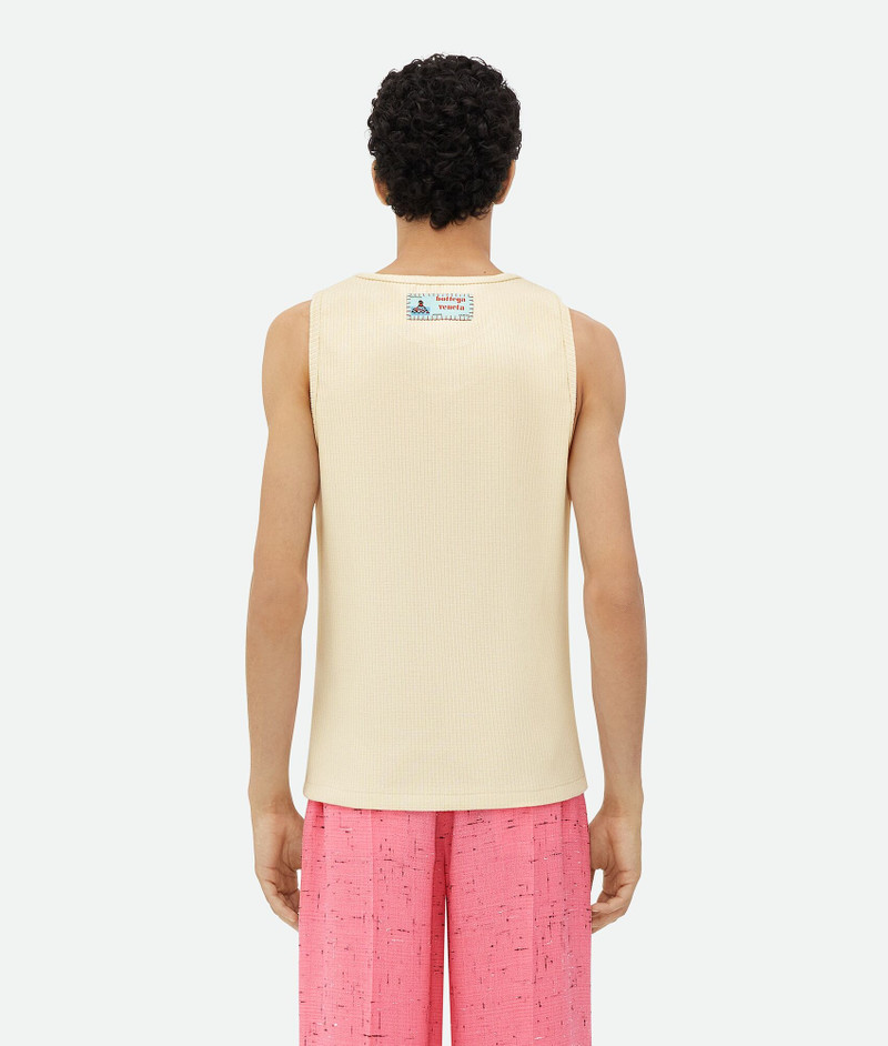 Cotton Rib Tank Top With Label 3