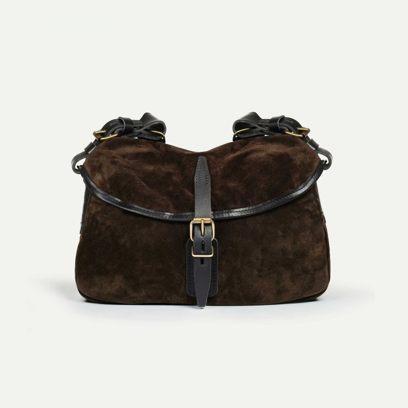 MUSETTE XS FISHERMAN'S BAG / SUEDE - DARK BROWN 1