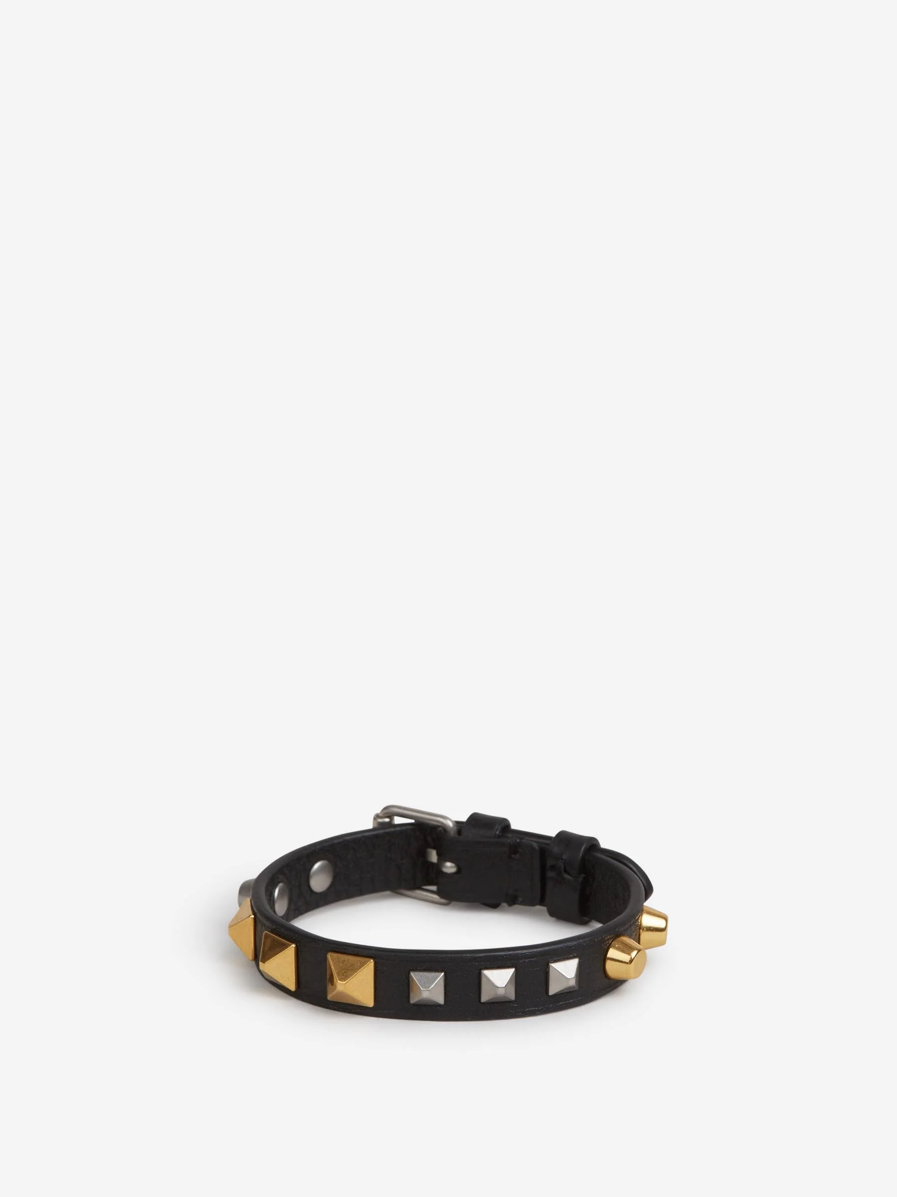 LEATHER BRACELET WITH STUDS - 1