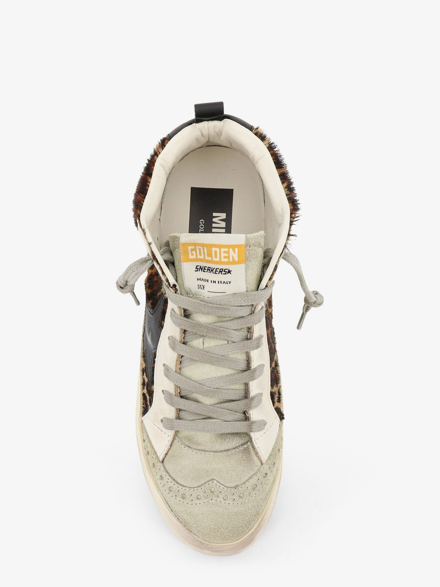 Golden Goose Deluxe Brand Mid Star Classic High-Top Ponyskin Sneakers - 5