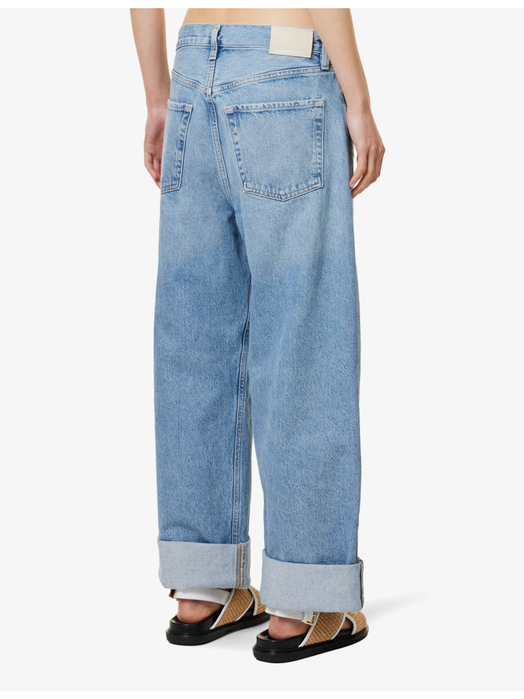 Ayla Baggy wide-leg high-rise jeans - 4