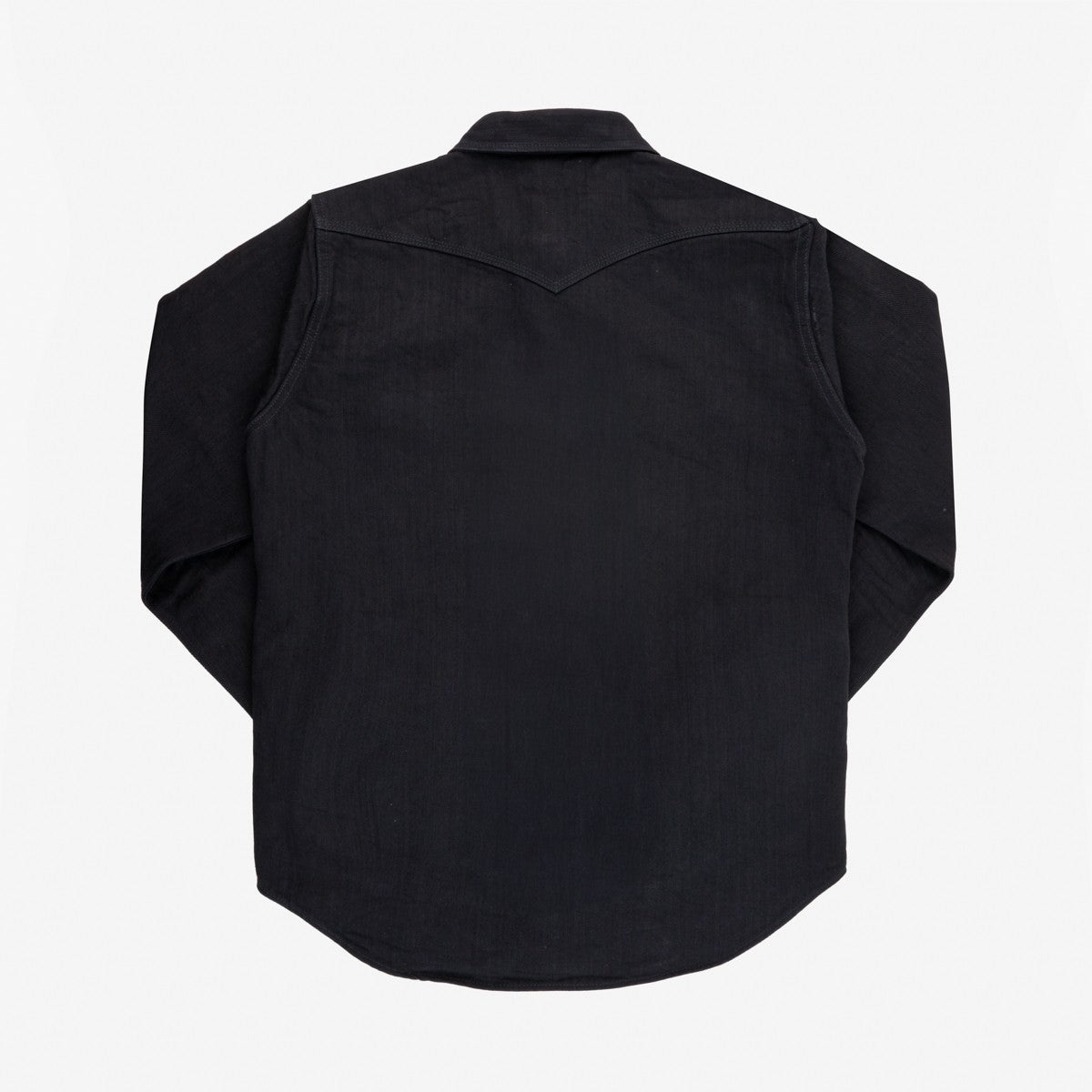 IHSH-410-BLK 14oz Herringbone CPO Western Shirt Black - 8