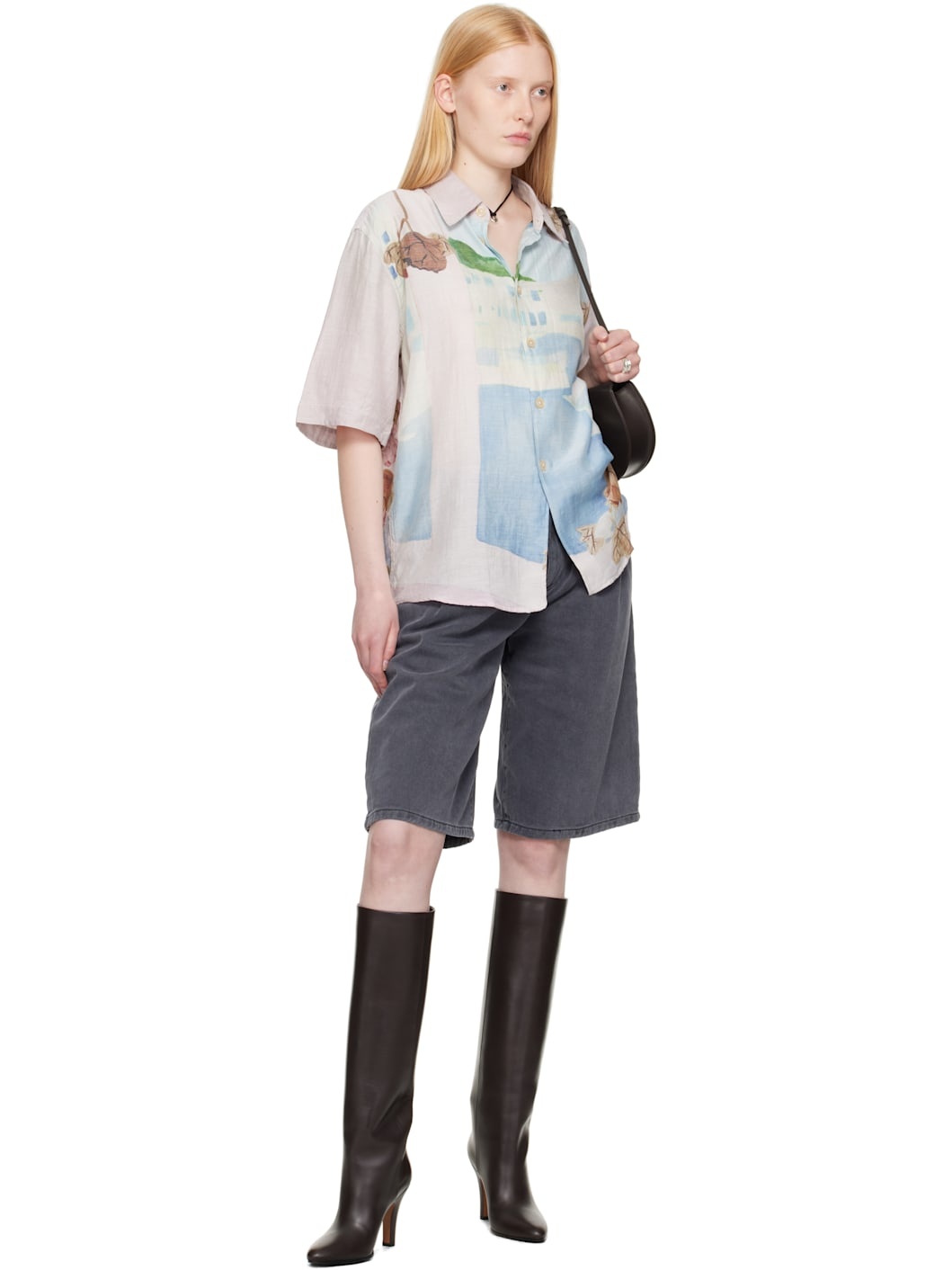 Blue & Pink Beyond Short Sleeve Shirt - 4