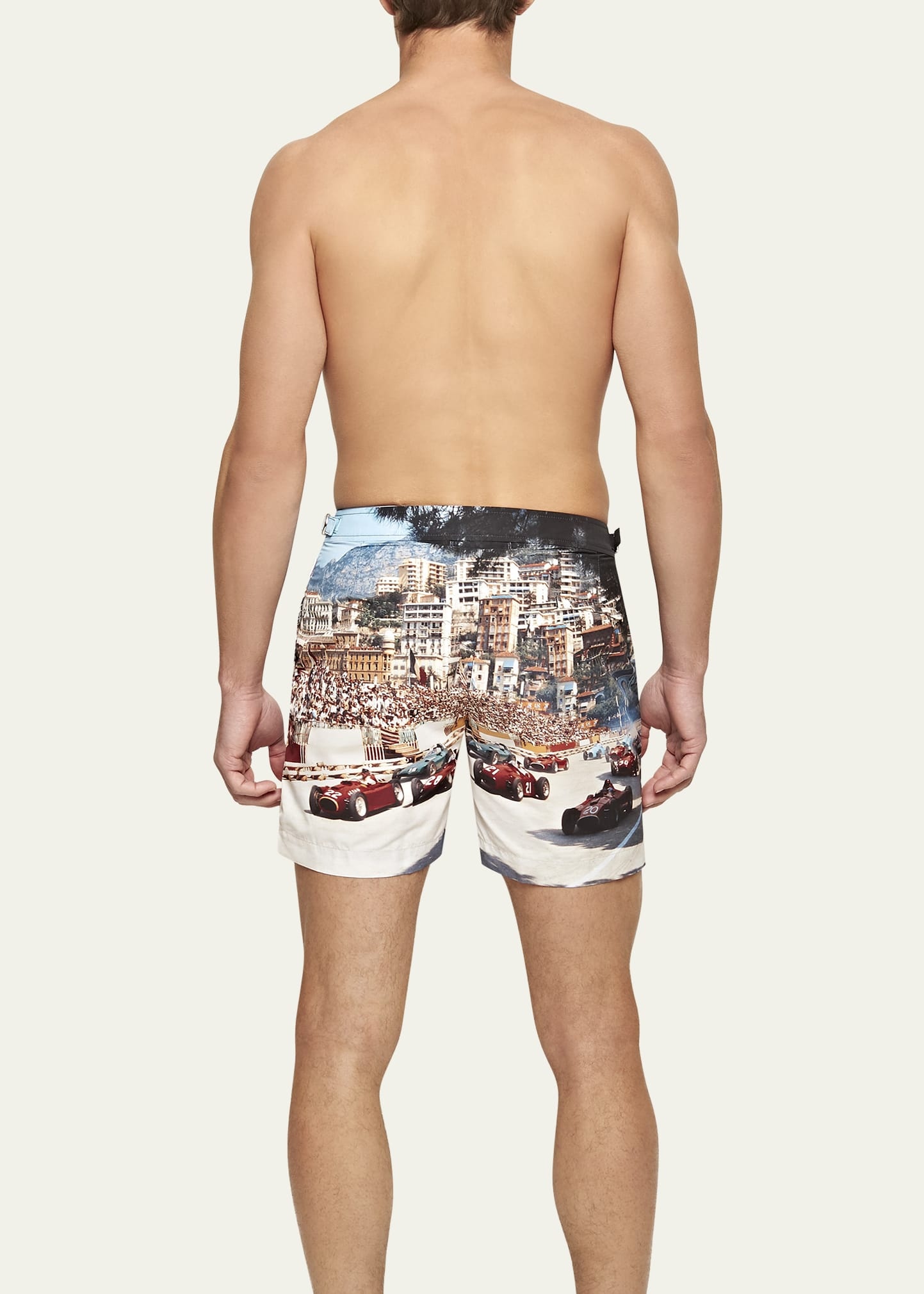 Men's Bulldog Photographic Swim Shorts - 3
