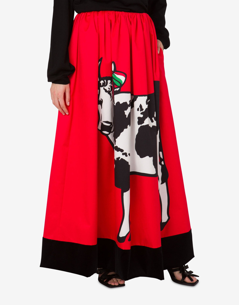 Moschino COTTON GABARDINE SKIRT ARCHIVE outlook