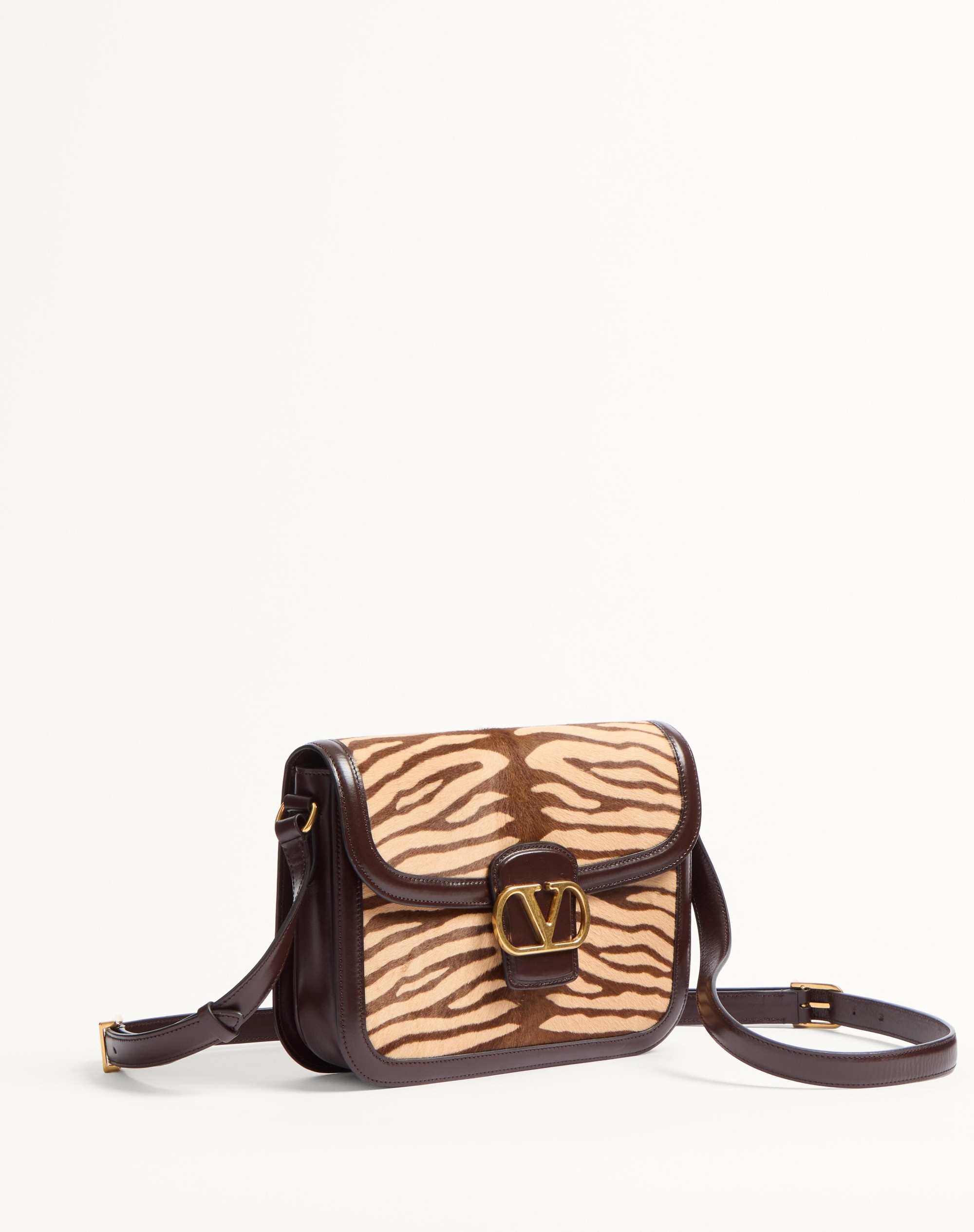 VALENTINO GARAVANI 9TO5 SHOULDER BAG IN ANIMALIER PONY EFFECT CALFSKIN - 3