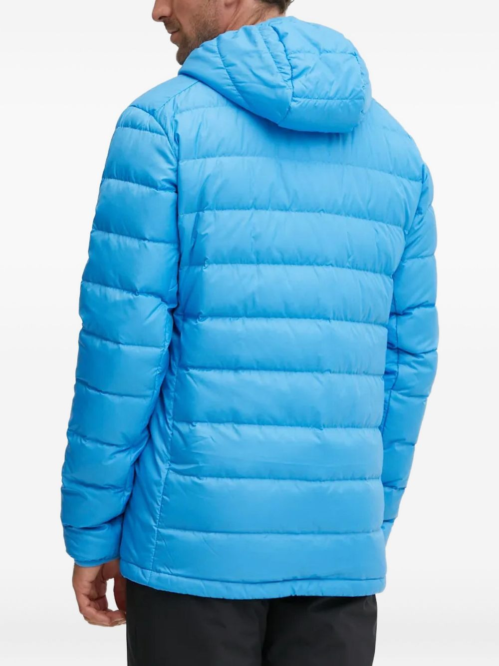 hooded-neckline quilted jacket - 3