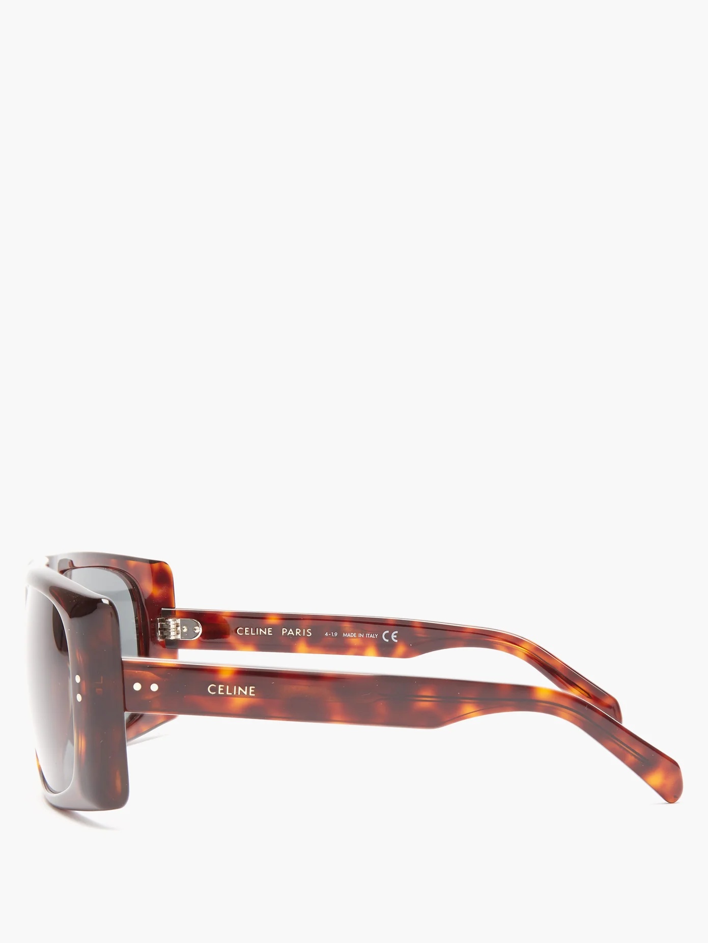 D-frame tortoiseshell-acetate sunglasses - 4