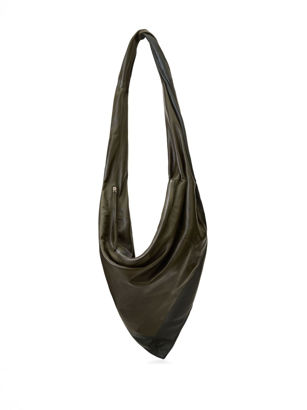 Scarf leather shoulder bag - 3