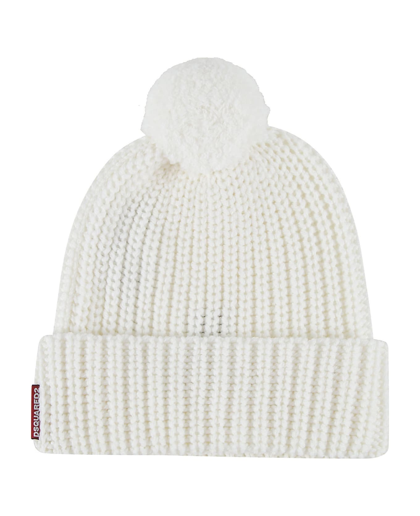 【送料&関税込】Ponpon Beanie Dsquared2 DSQUARED2 Knit cap KNW000101W04973M1638 Icon Knit Beanie