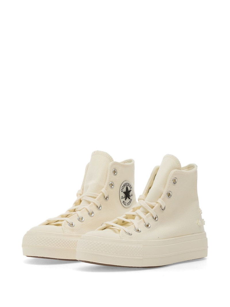 Converse Chuck Taylor All Star flower embellished sneakers outlook