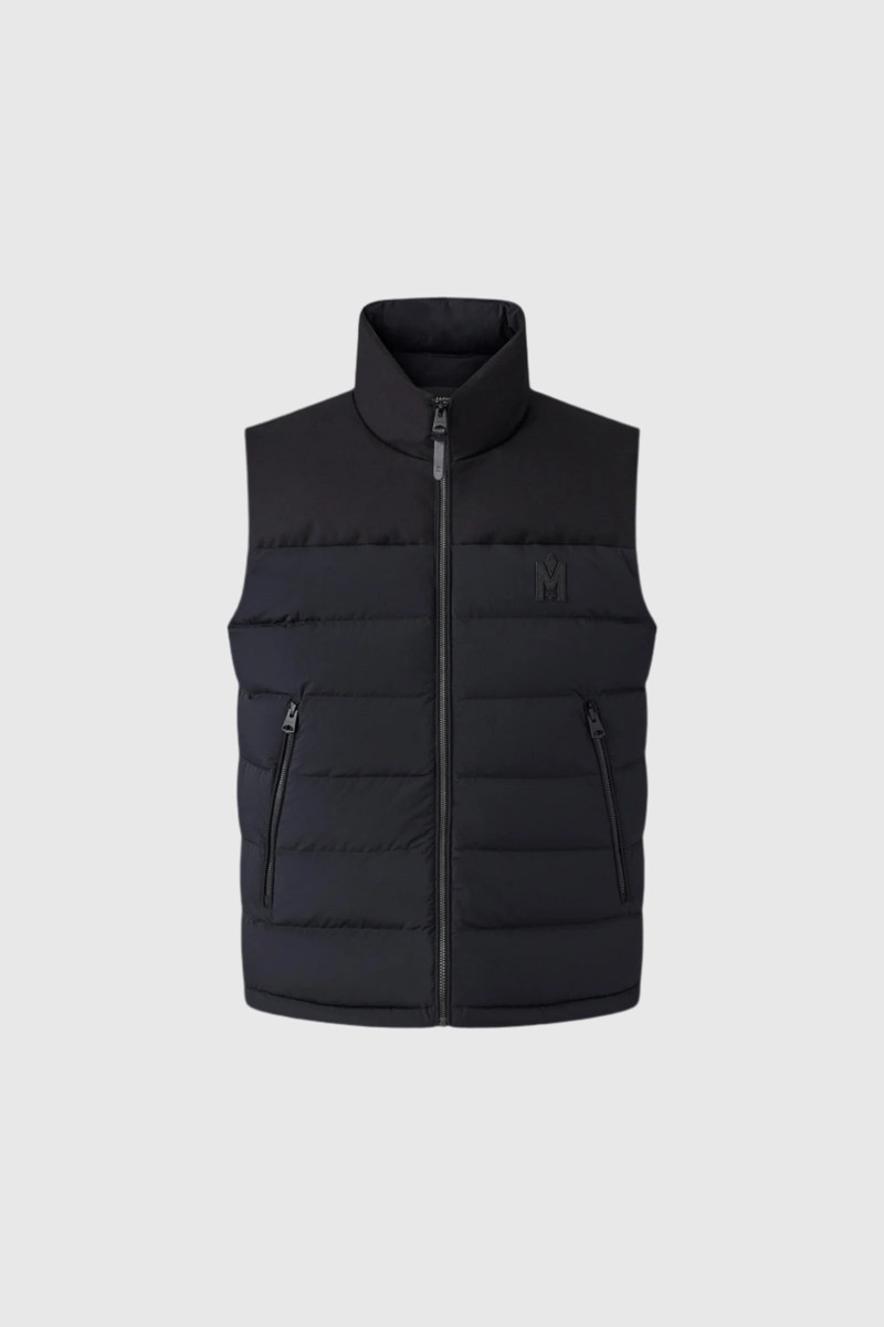 BOBBIE Agile-360 stretch light down vest with stand collar 1