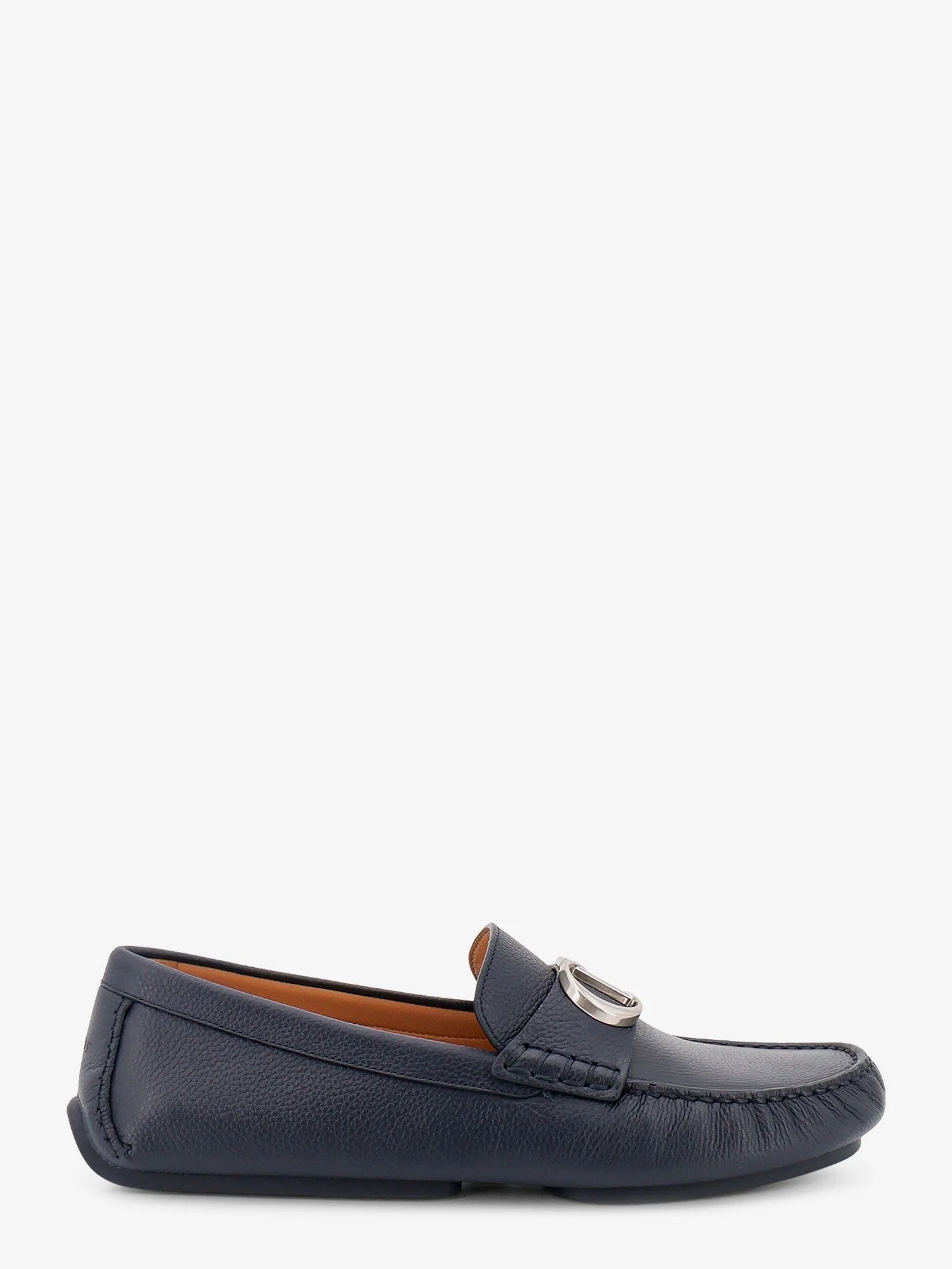 Dior Roadie Leather Loafers Blue Men - 1