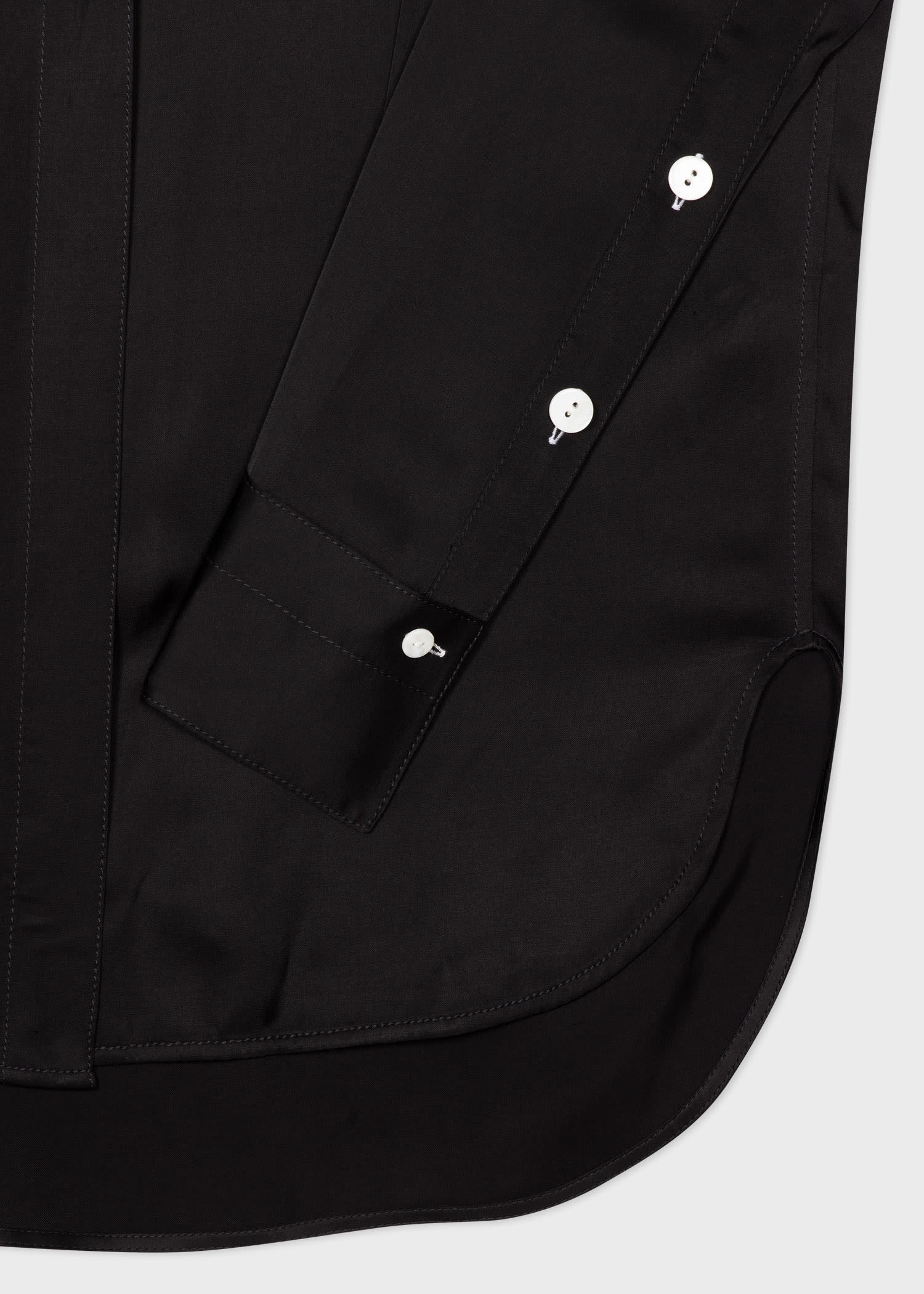 Satin Long-Sleeve Shirt - 2