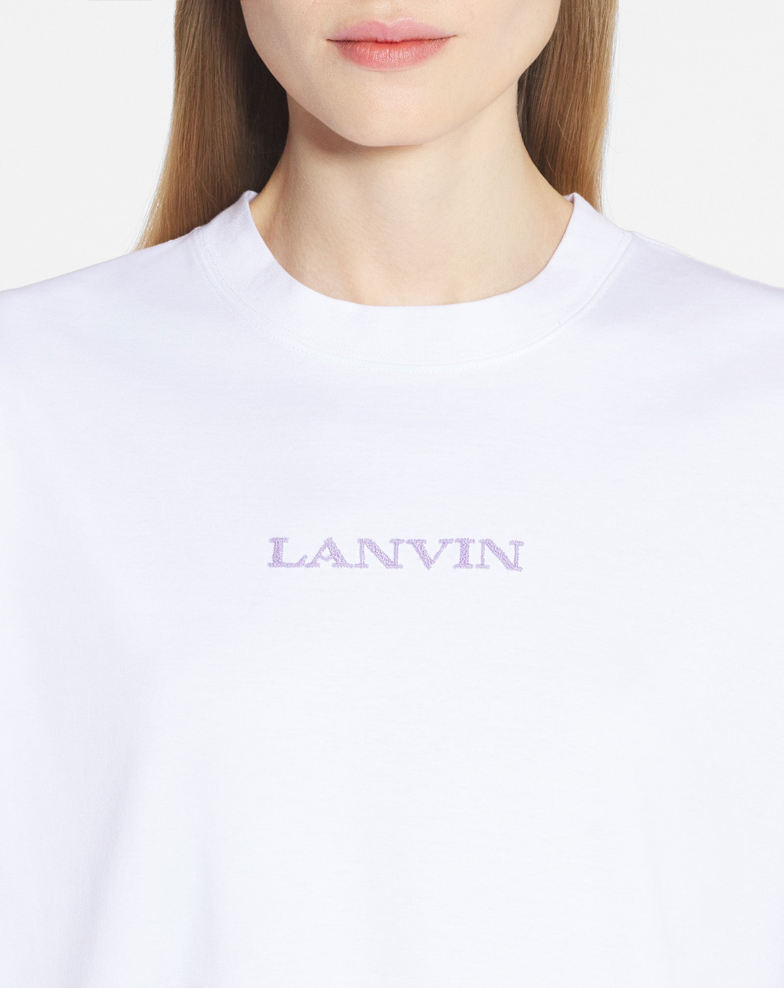 LANVIN EMBROIDERED T-SHIRT - 5