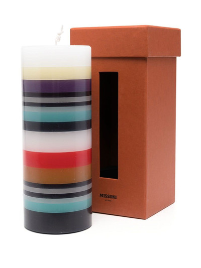 Missoni striped single-wick candle outlook