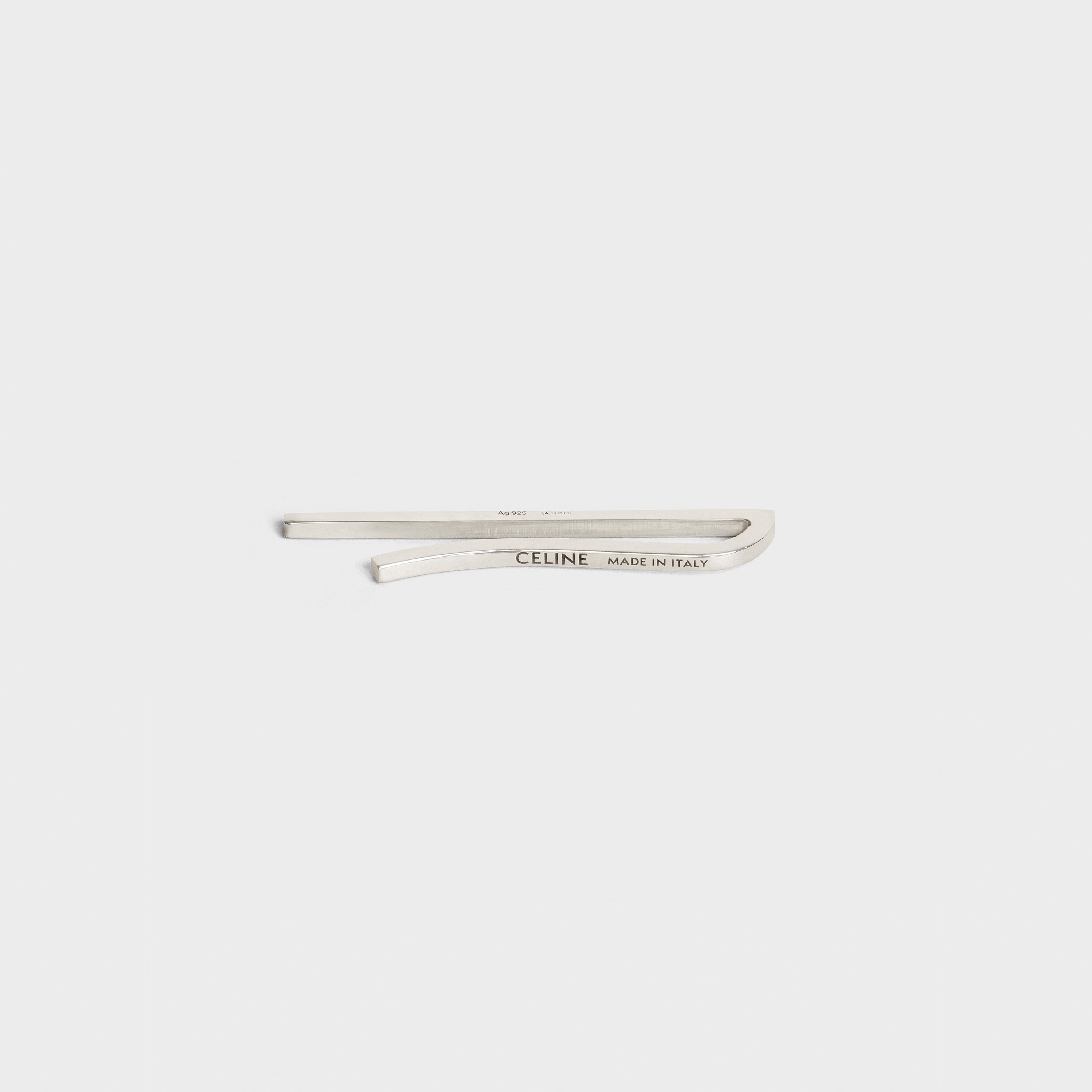 Aiguise Thin Tie Pin in Sterling Silver - 2