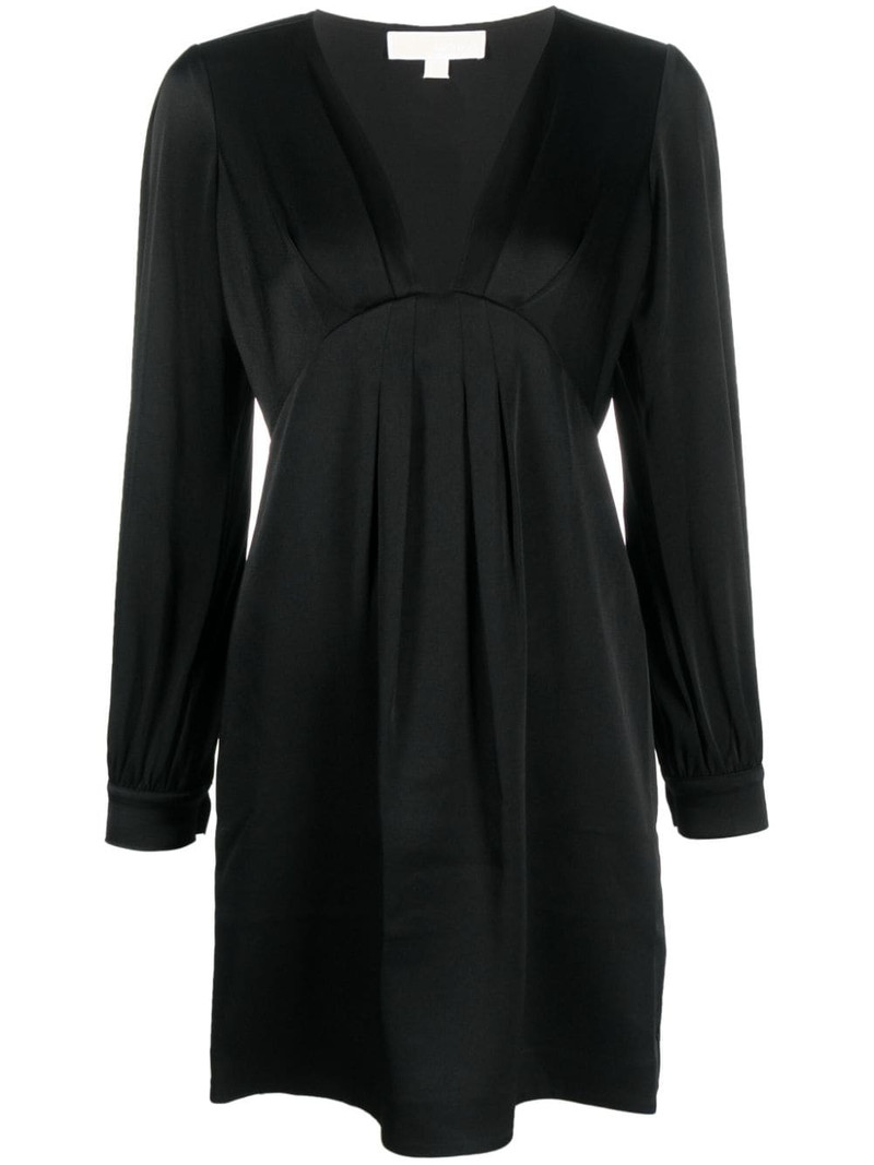 satin-weave minidress 1