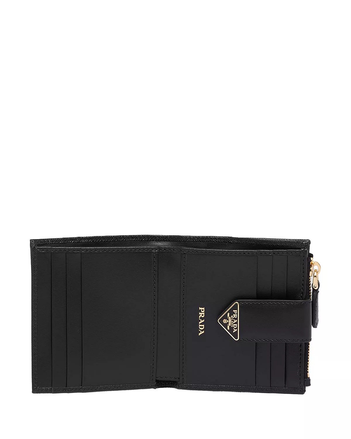 Small Saffiano And Smooth Leather Wallet - 2
