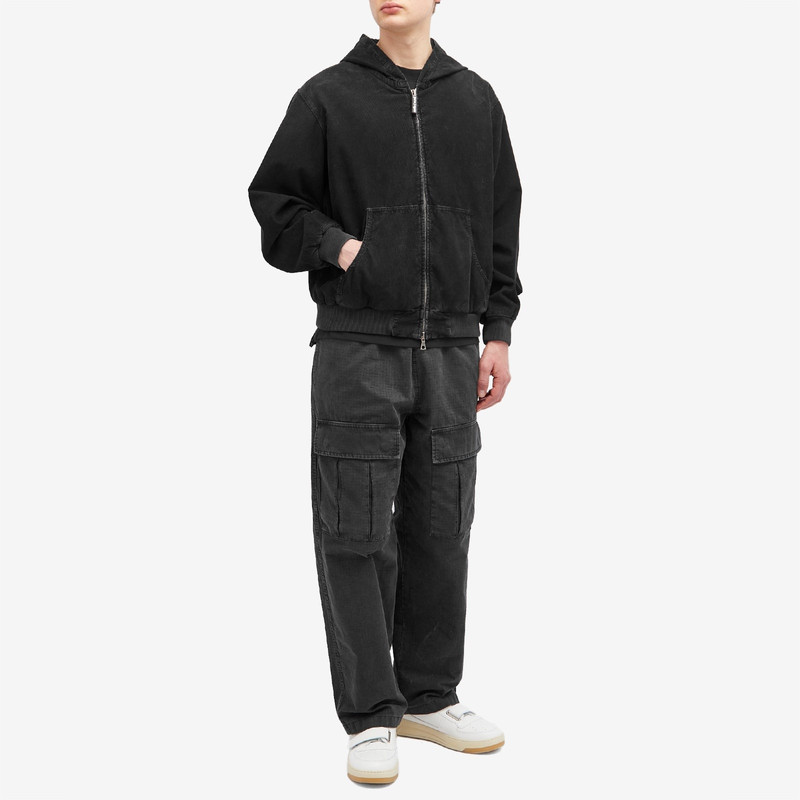 Palm Angels Palm Angels Curved Logo Corduroy Bomber Jacket outlook