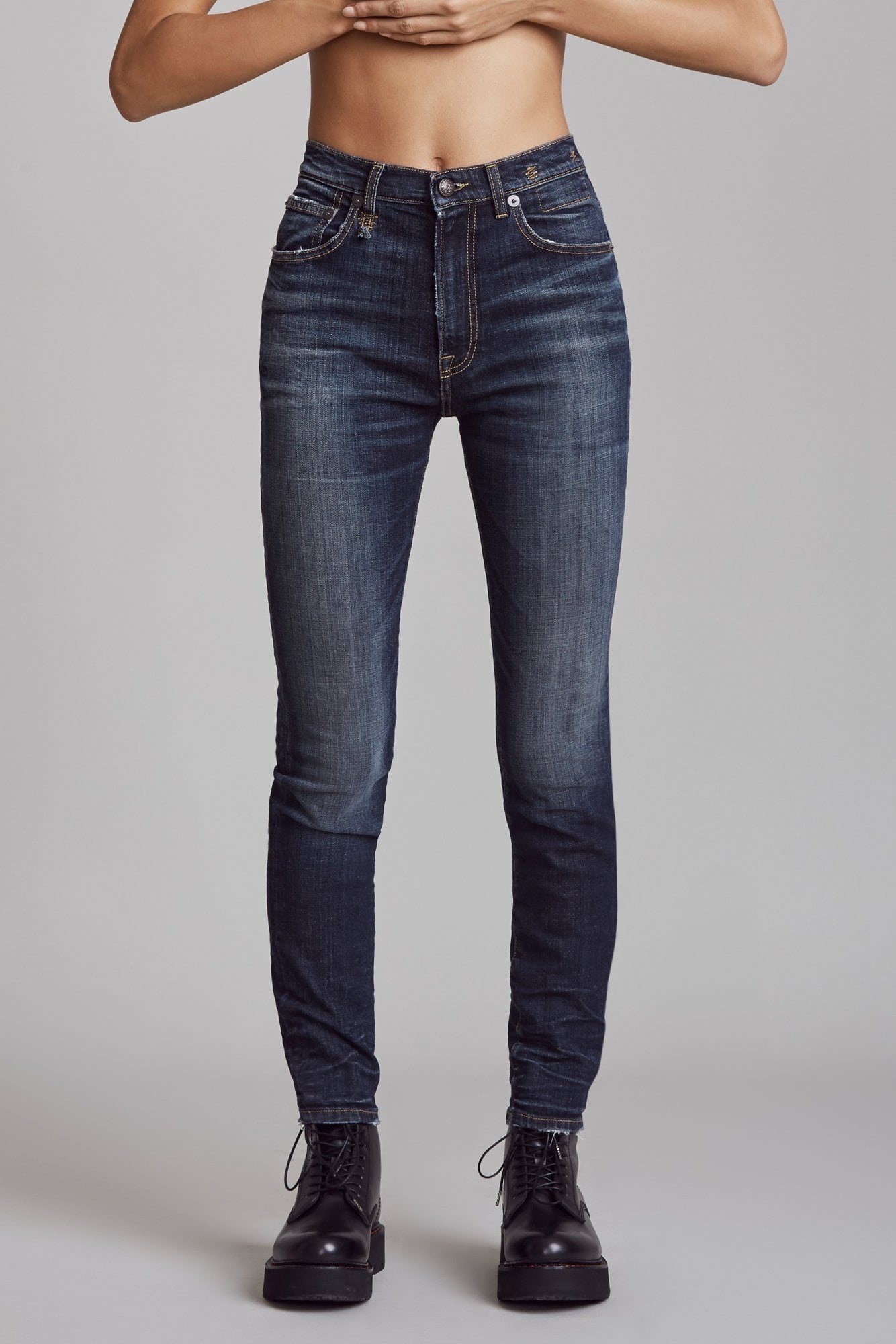 High Rise Skinny - Howell Indigo | R13 Denim - 1