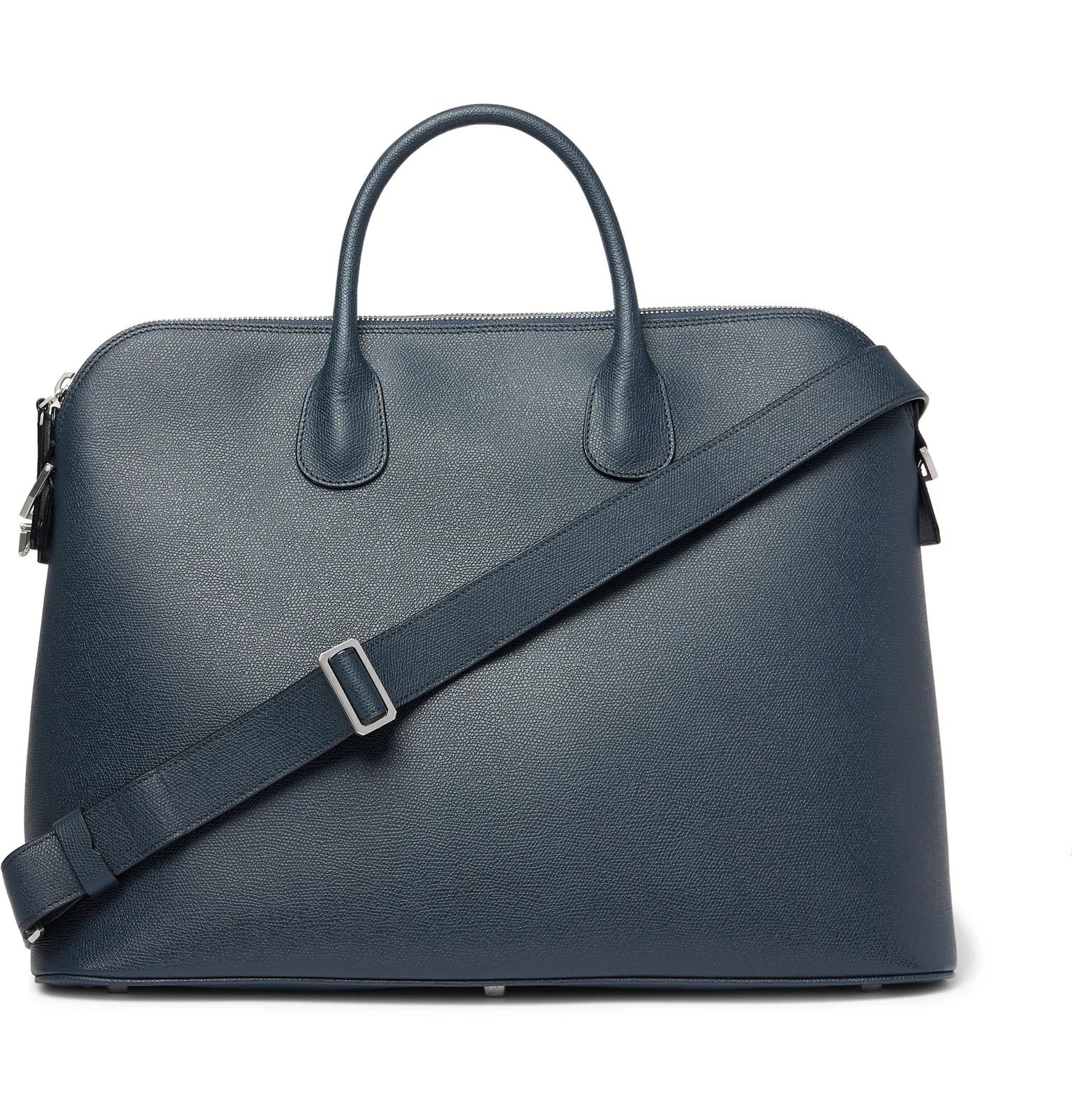 My Logo Pebble-Grain Leather Briefcase - 1