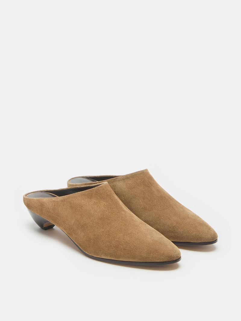 LE MONDE BÉRYL Allegra Mule / Suede Taupe outlook
