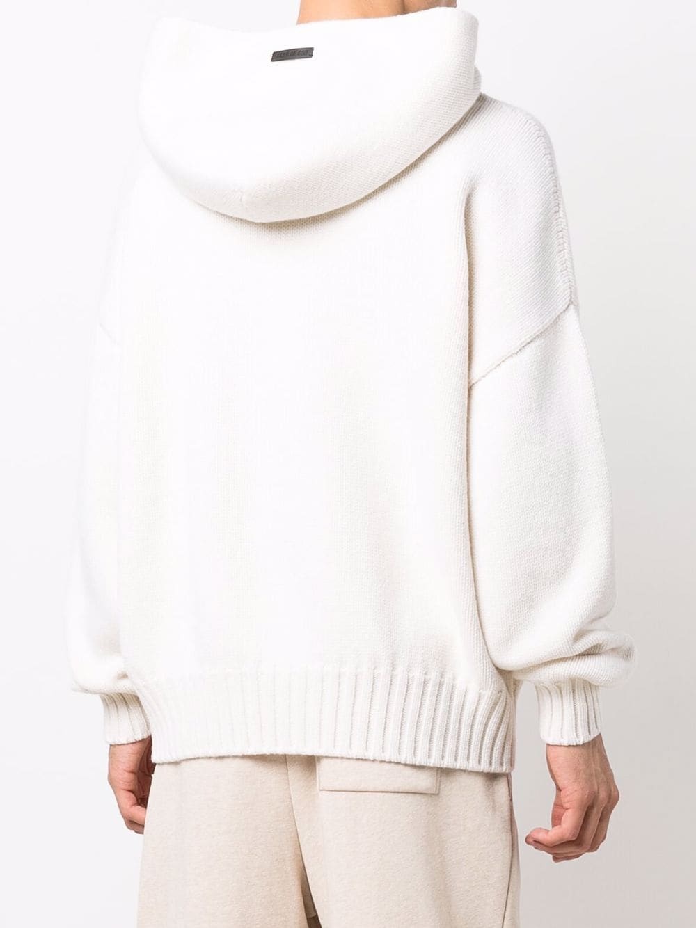 oversized wool-cashmere hoodie - 4