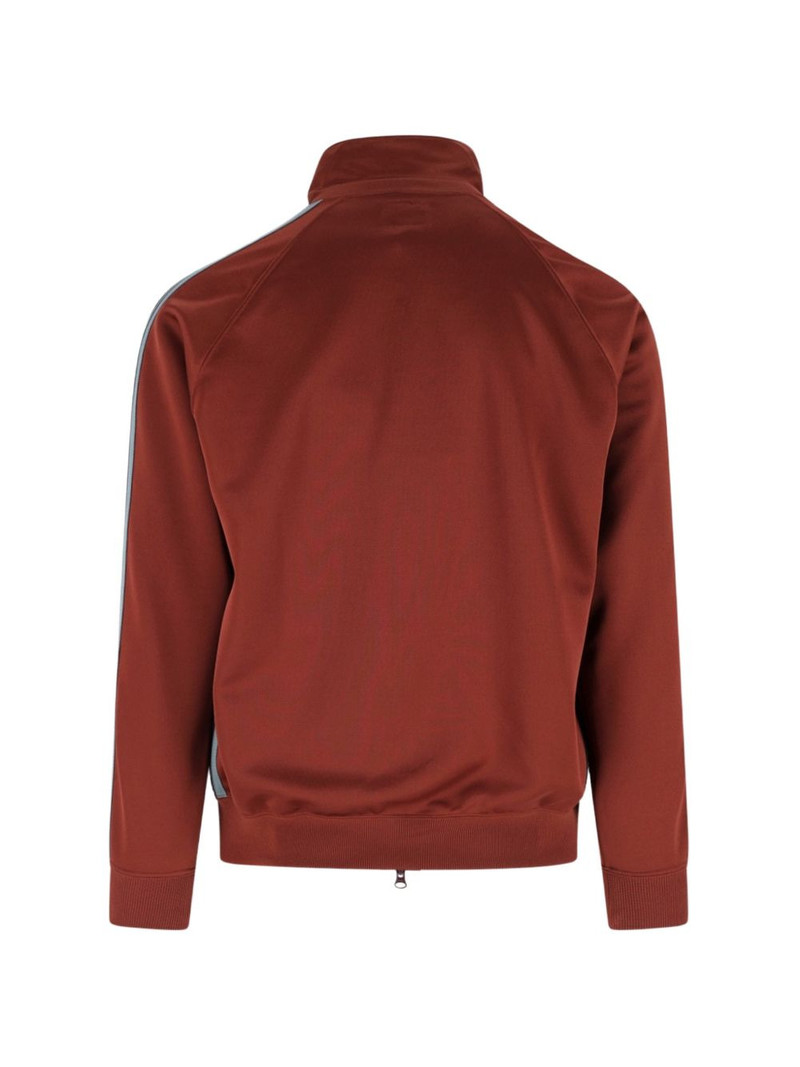 NEEDLES butterfly-embroidered side-stripe sweatshirt outlook