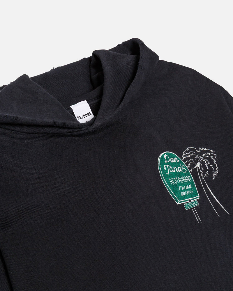 Modern "Dan Tana's Sign" Hoody - Washed Black 3