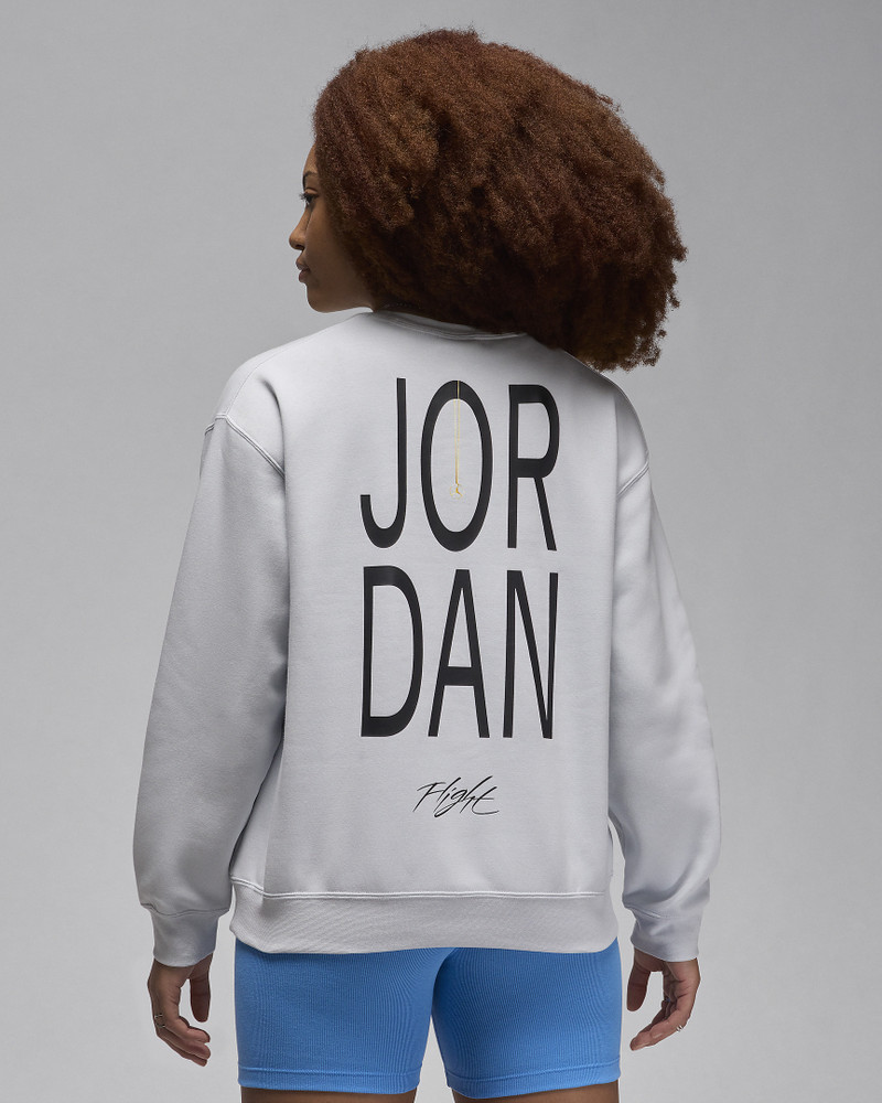 Jordan Jordan Artist Series by Darien Birks Women's Fleece Crew-Neck Sweatshirt outlook