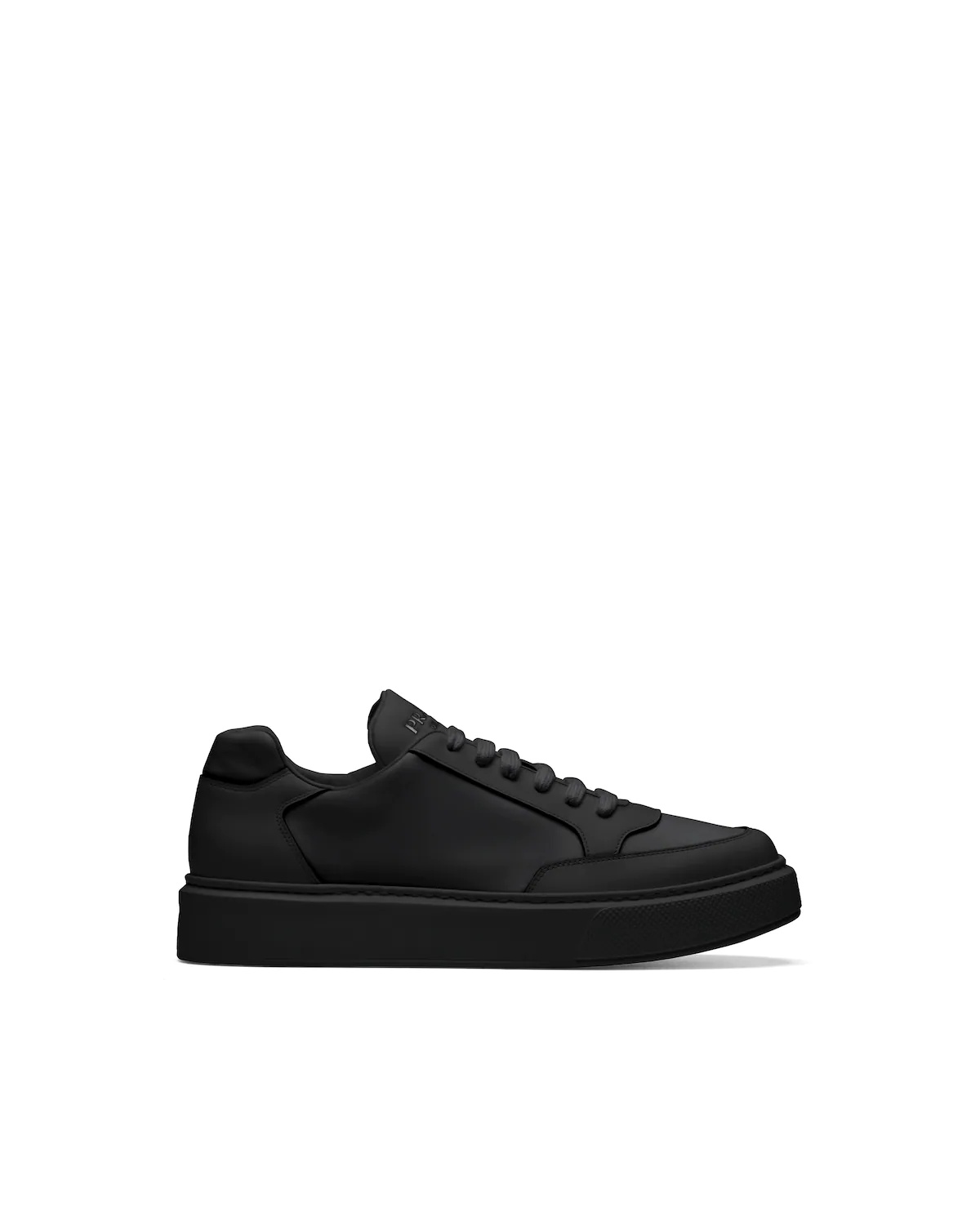 Prada Macro leather and nylon sneakers - 2