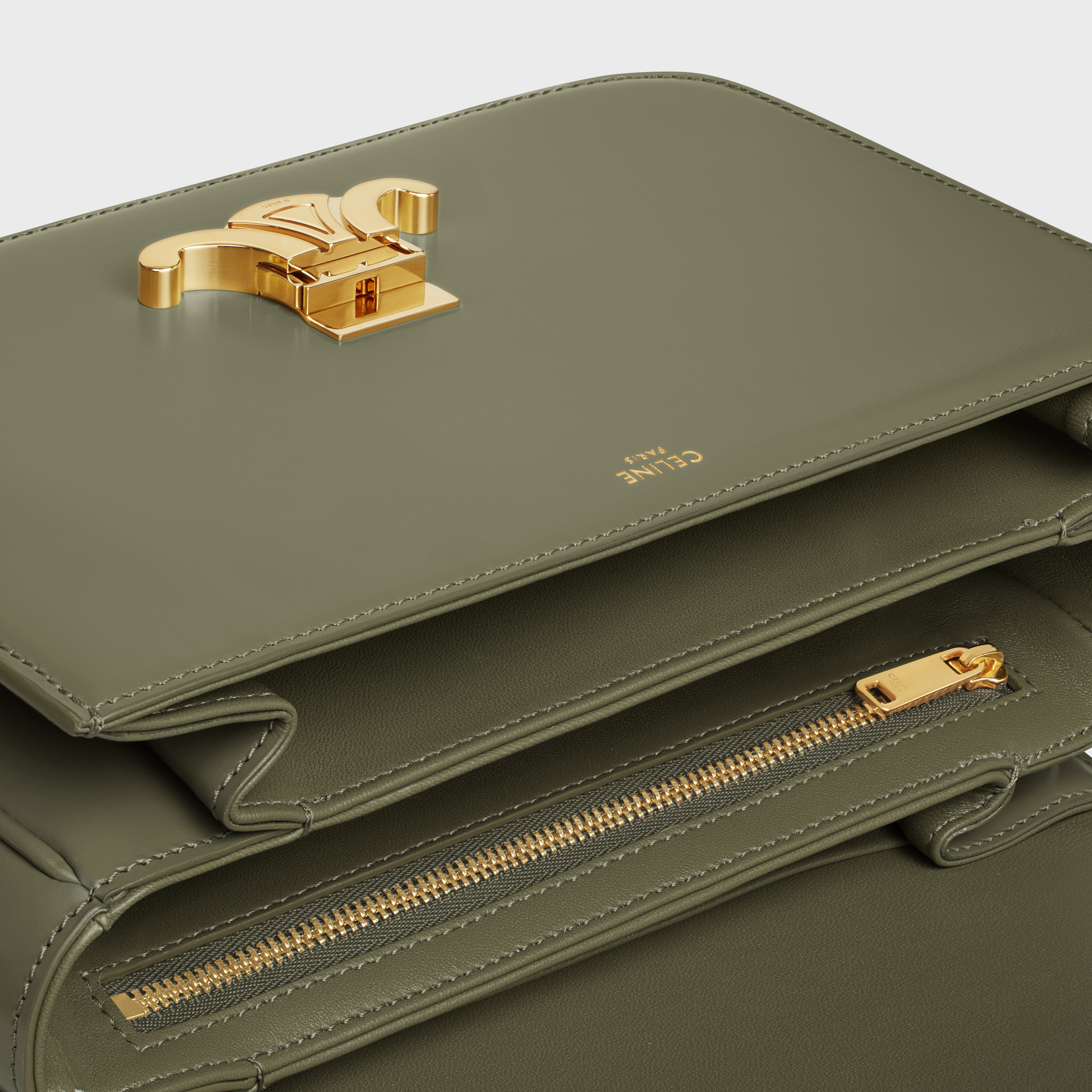 Classique Triomphe Bag in shiny calfskin - 4