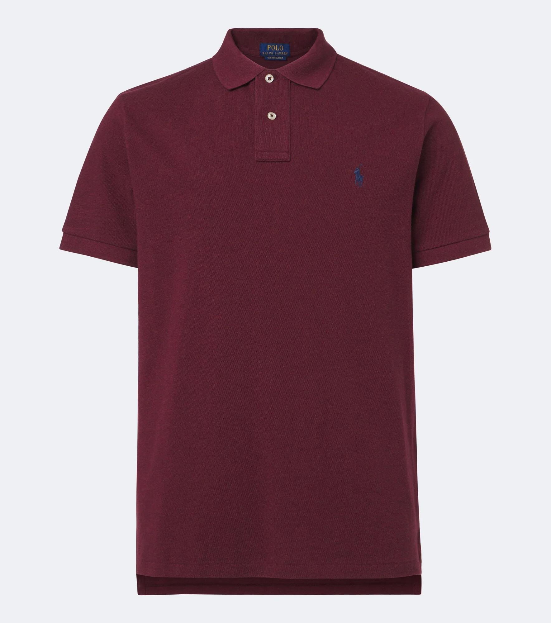 Cotton piqué polo shirt - 1