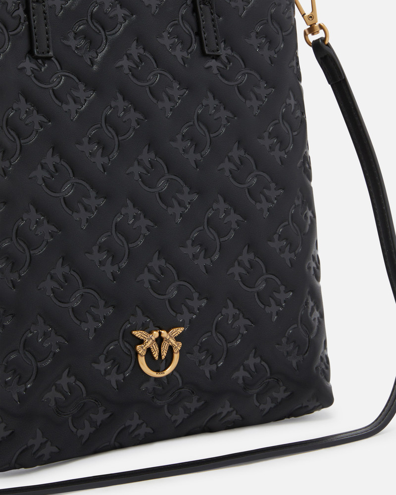 MINI SHOPPER BAG WITH MONOGRAM LOGO 3