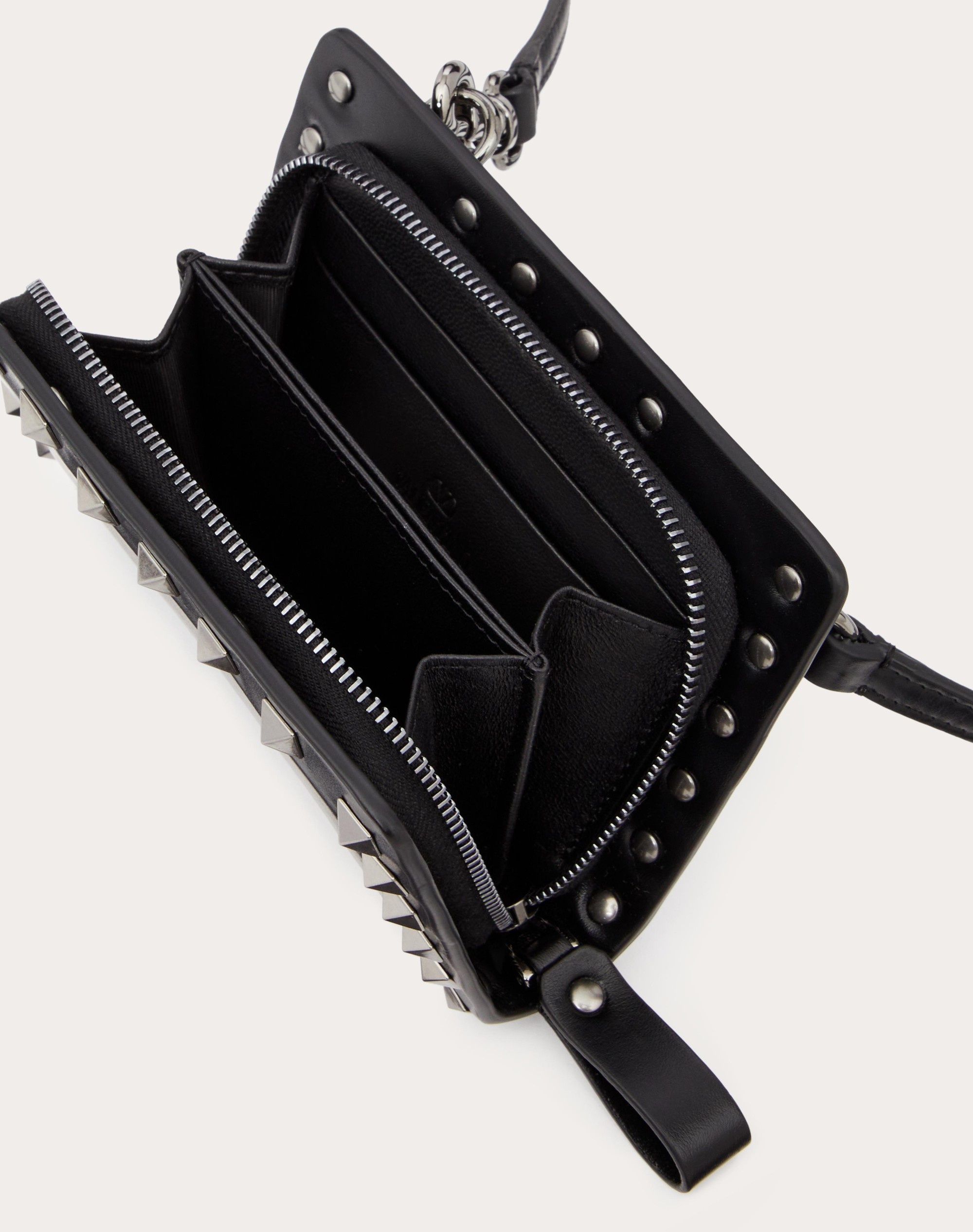 ROCKSTUD CALFSKIN NECK WALLET - 6