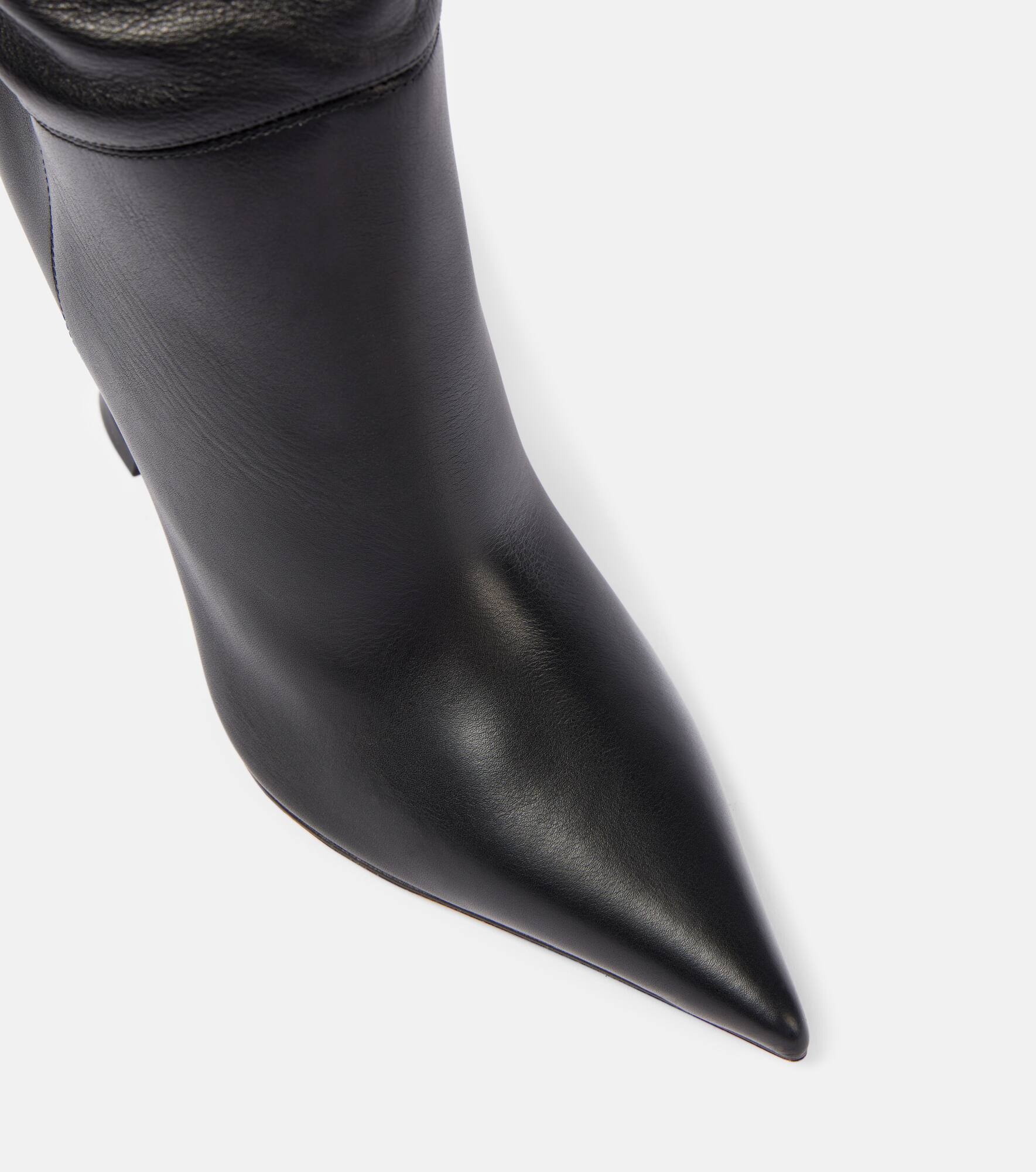 Olivia 95 leather over-the-knee boots - 5