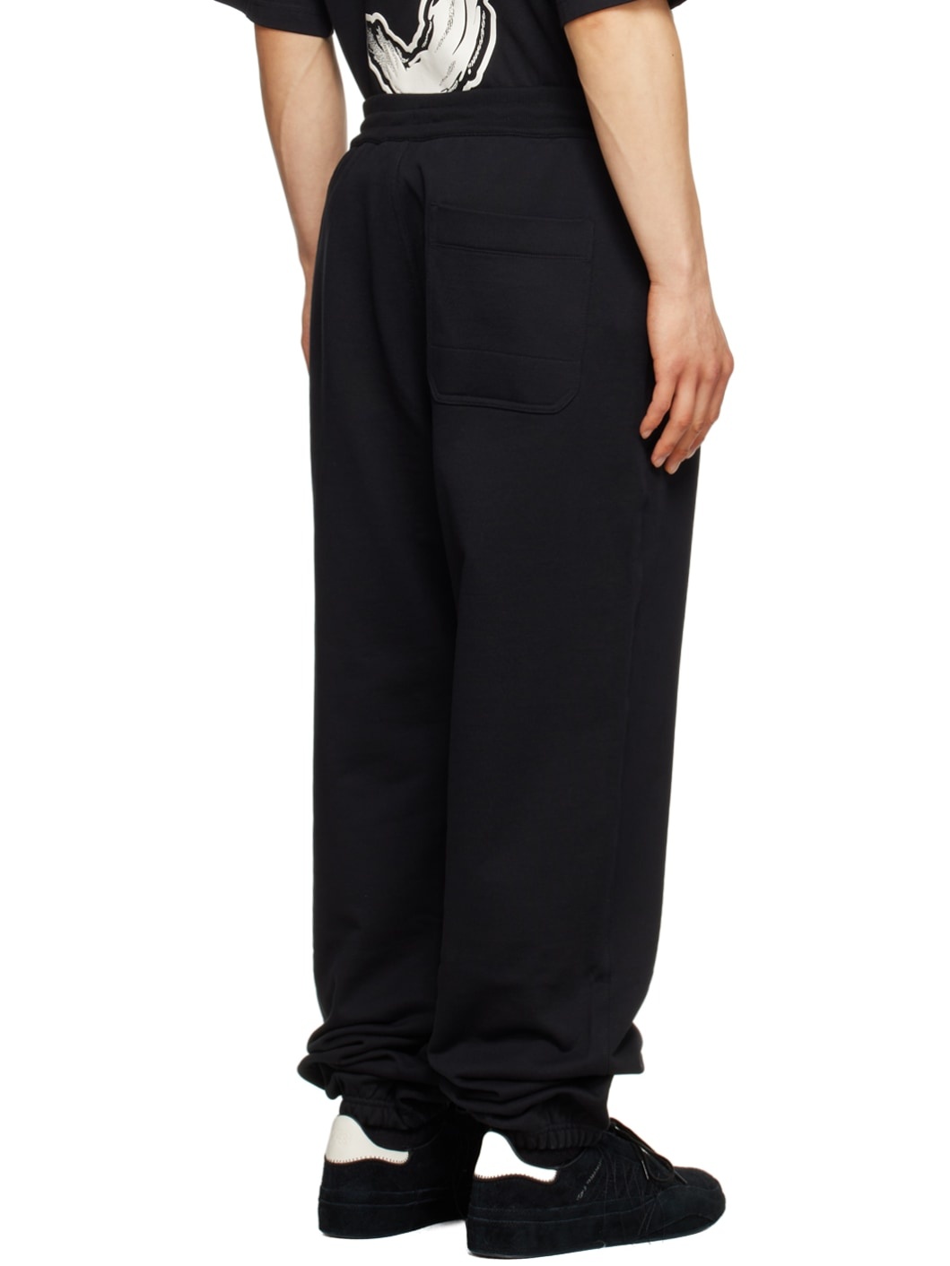 Black Drawstring Sweatpants - 3