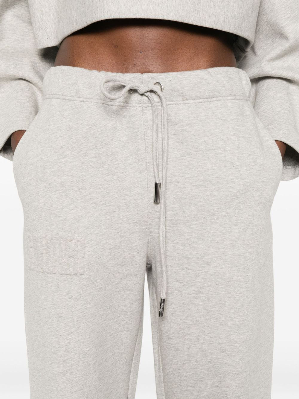 drawstring-cuffed track pants - 5