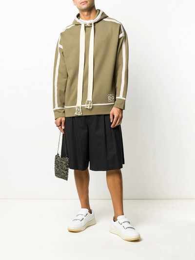 Loewe Anagram drawstring hooded sweatshirt outlook