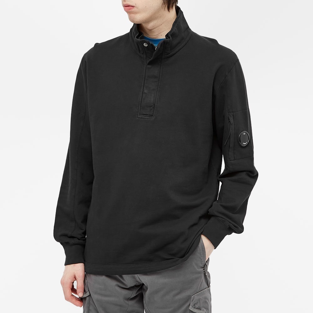 C.P. Company Arm Lens Button Funnel Neck Sweat - 5