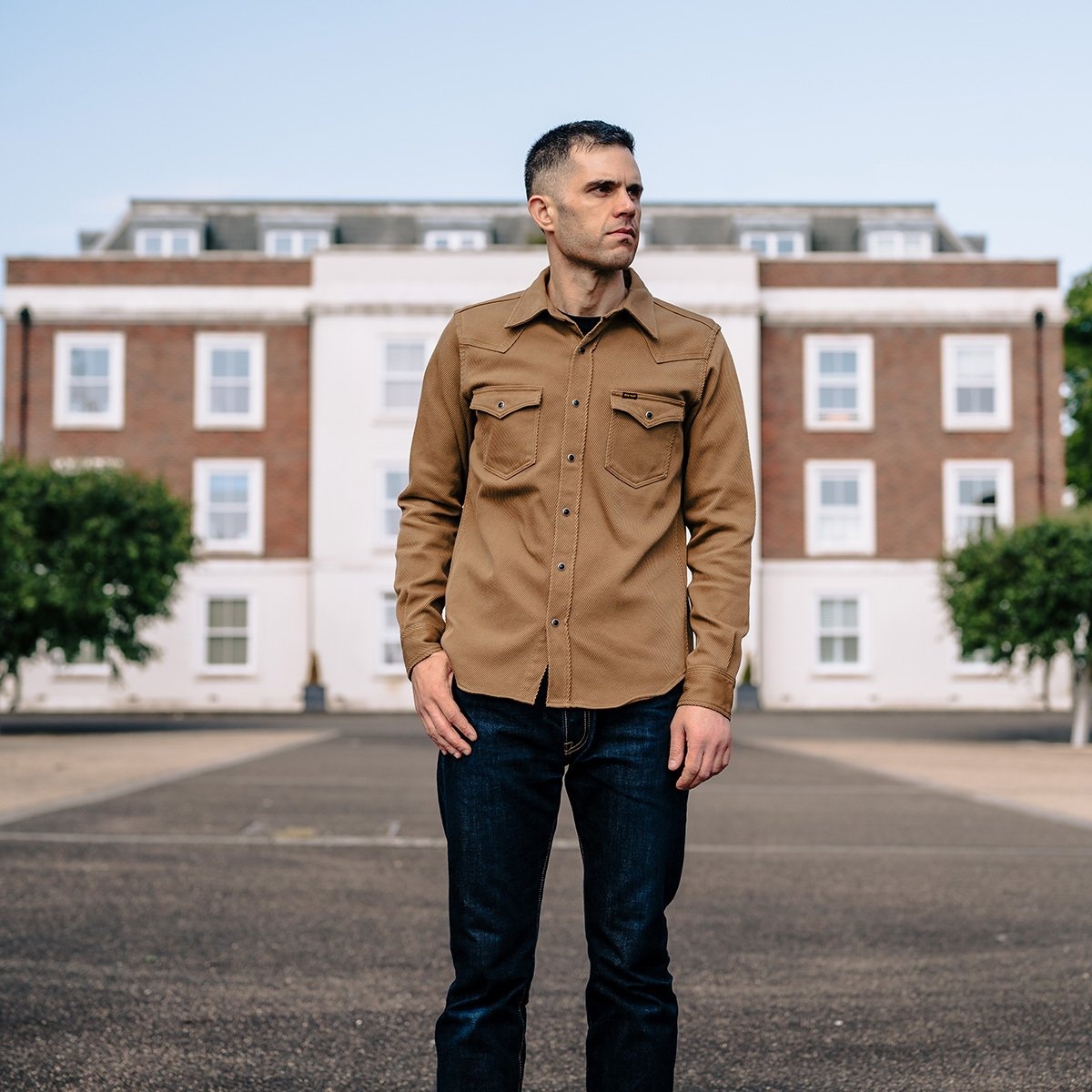 IHSH-234-CAM Kersey Western Shirt - Camel - 4