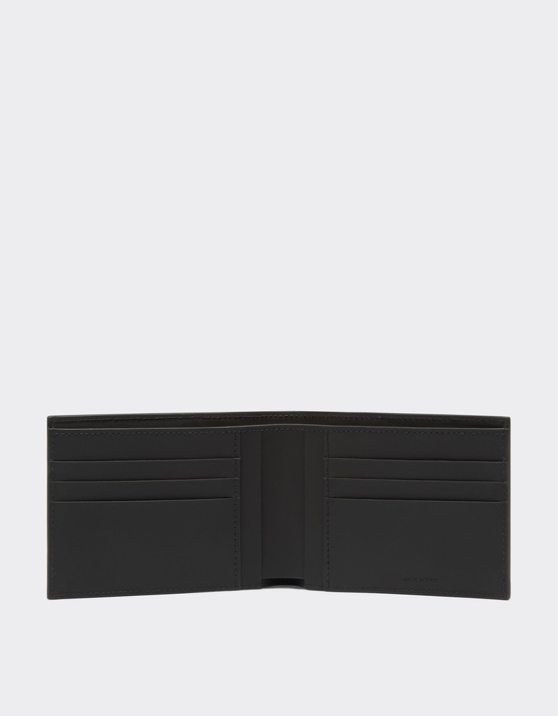 Horizontal leather and carbon fiber wallet 3